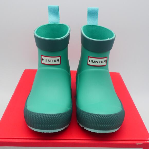 NEW Hunter Play Boots Little Kids Toddler Size 8 Thrum Green Teal UK 7 - Picture 6 of 12